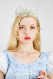 Корона "Барокко" серебряная 