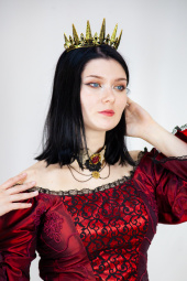 Корона с шипами черная 