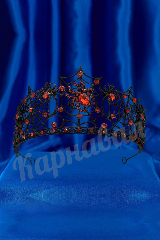 Корона Хэллоуин с паутиной
