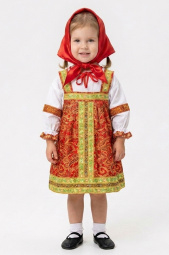 Русский народный сарафан Матрешка 2-4 года