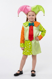 Клоунесса в зеленом 3-5 лет