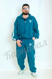Костюм спортивный ADIDAS стиль 90-х зеленый